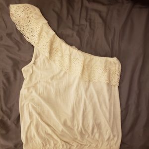 American Eagle one shoulder shirt